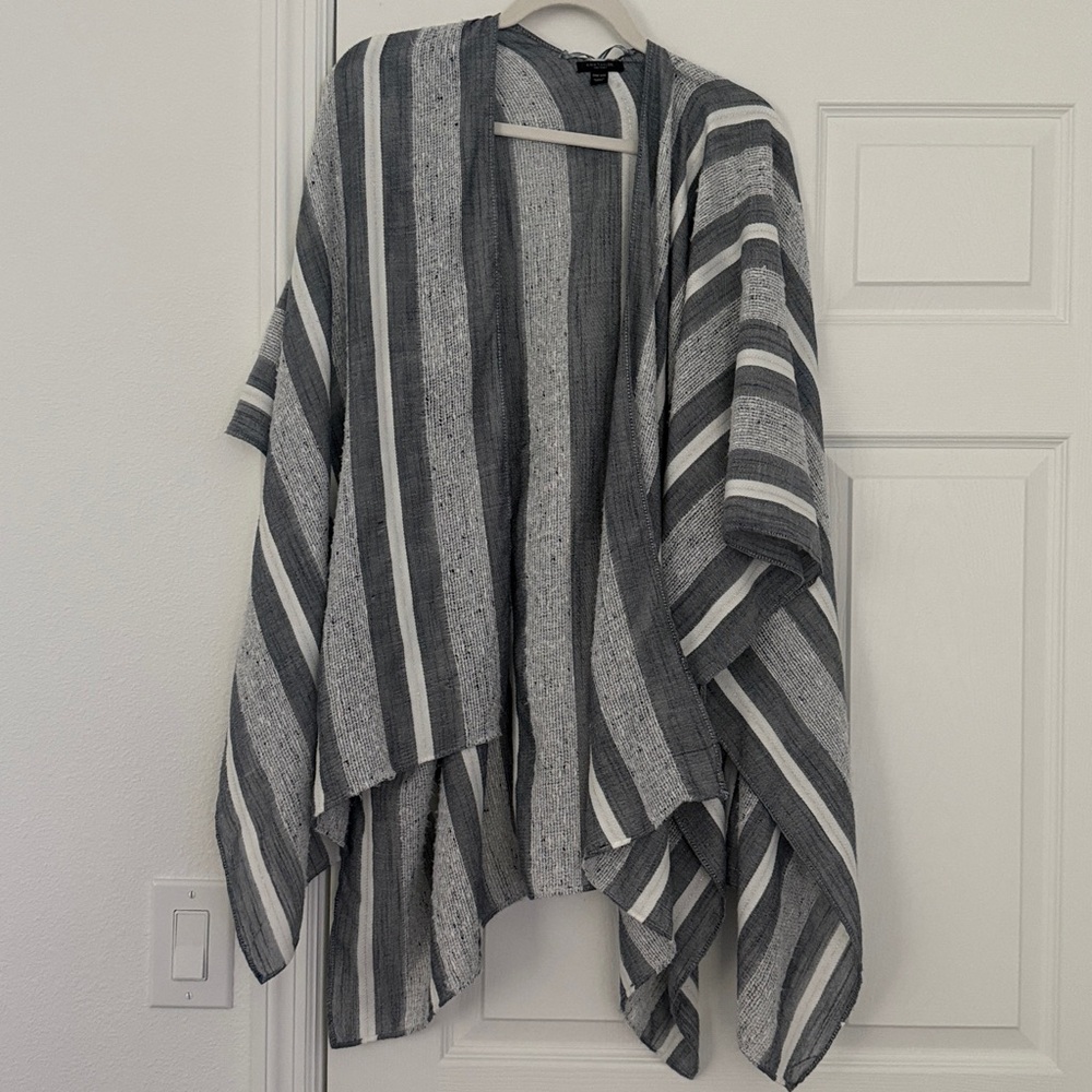 Ann Taylor Factory Gray and White camisole